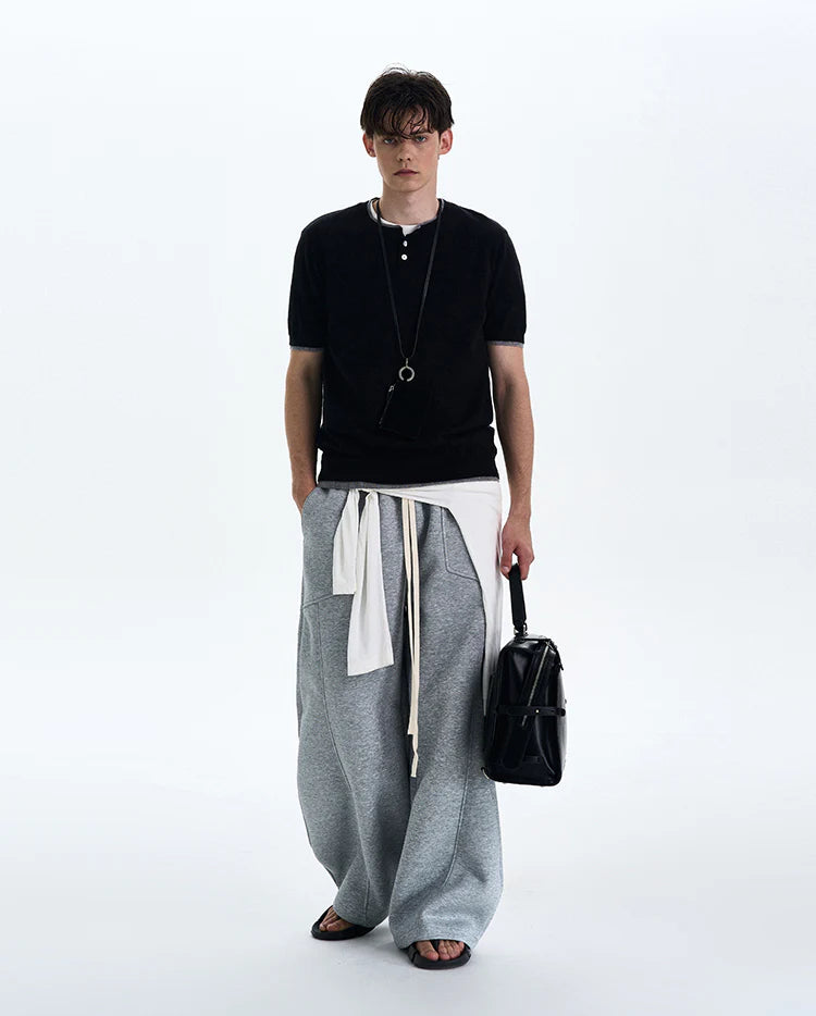 THE CONTRAST TRIM HENLEY TEE