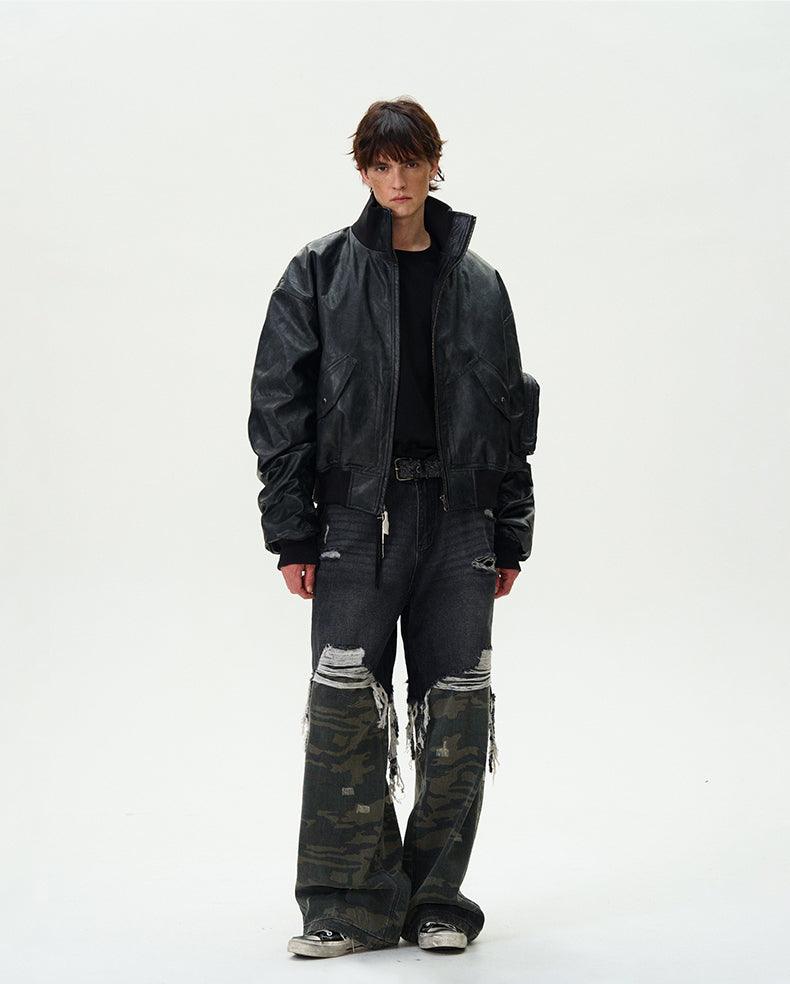 EDEN-ROC FAUX LEATHER JACKET - Revivo Avenue