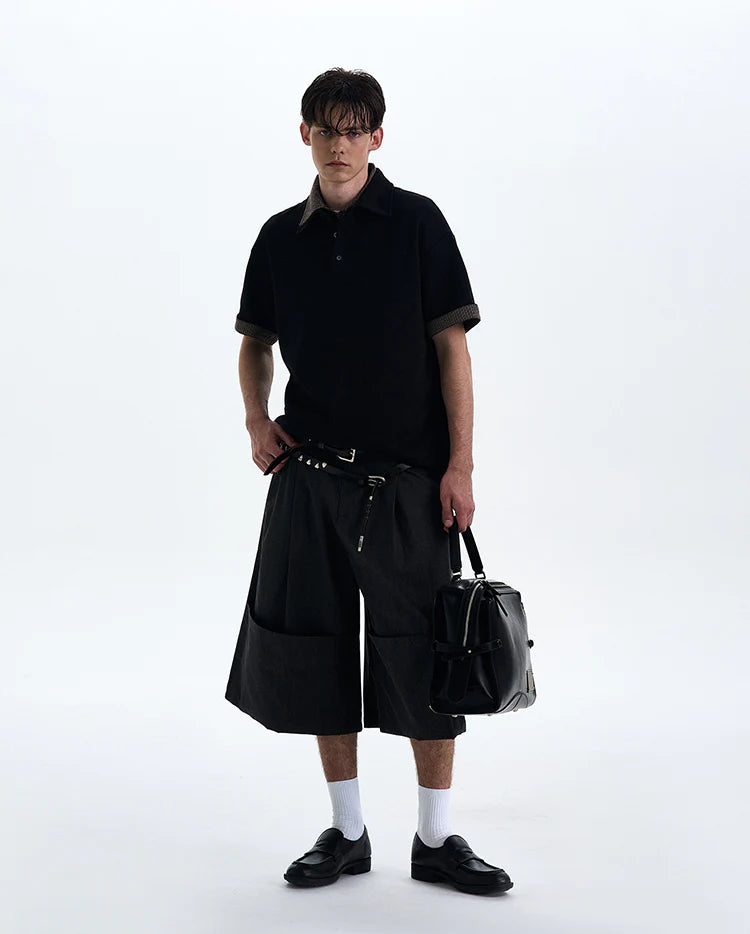 THE CONTRAST COLLAR KNIT POLO