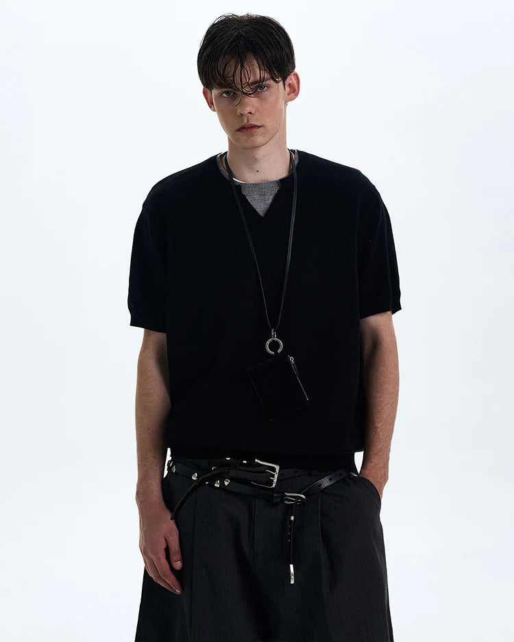 THE V-STITCH SHORT SLEEVE SWEATSHIRT