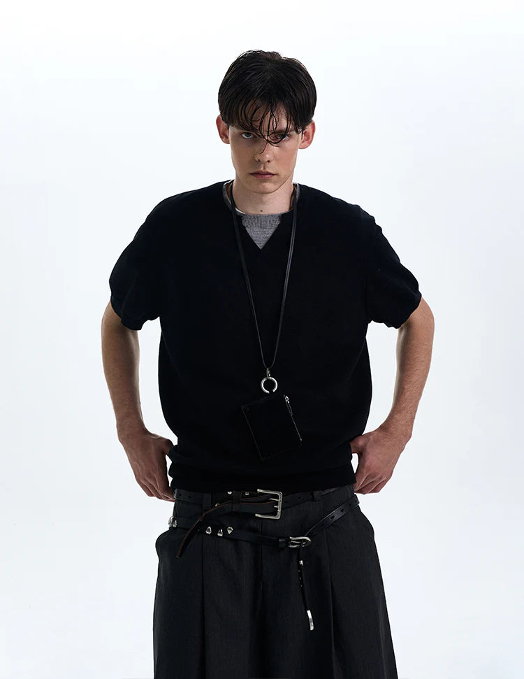 THE V-STITCH SHORT SLEEVE SWEATSHIRT