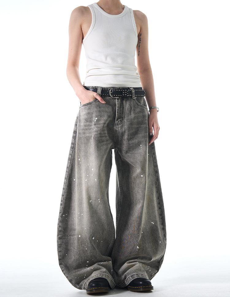ECLIPSE PAINT SPLATTER JEANS - Revivo Avenue