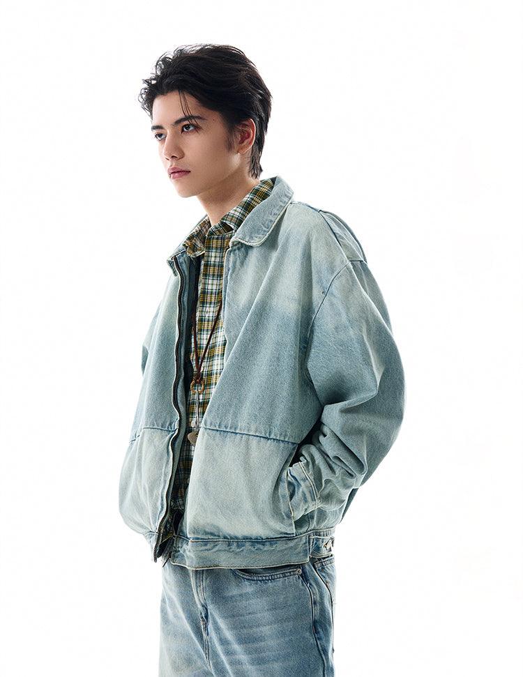 TOULOUSE DENIM BOMBER - Revivo Avenue