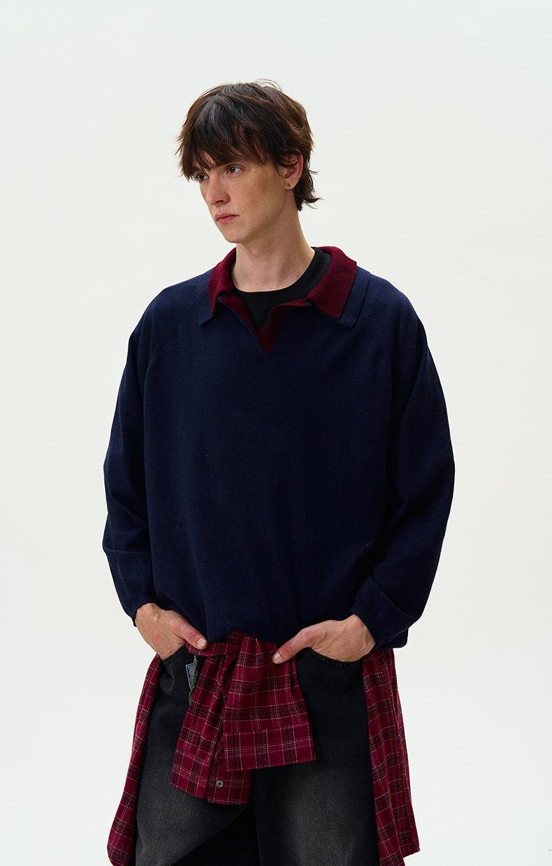 LOIRE V-NECK SWEATER - Revivo Avenue