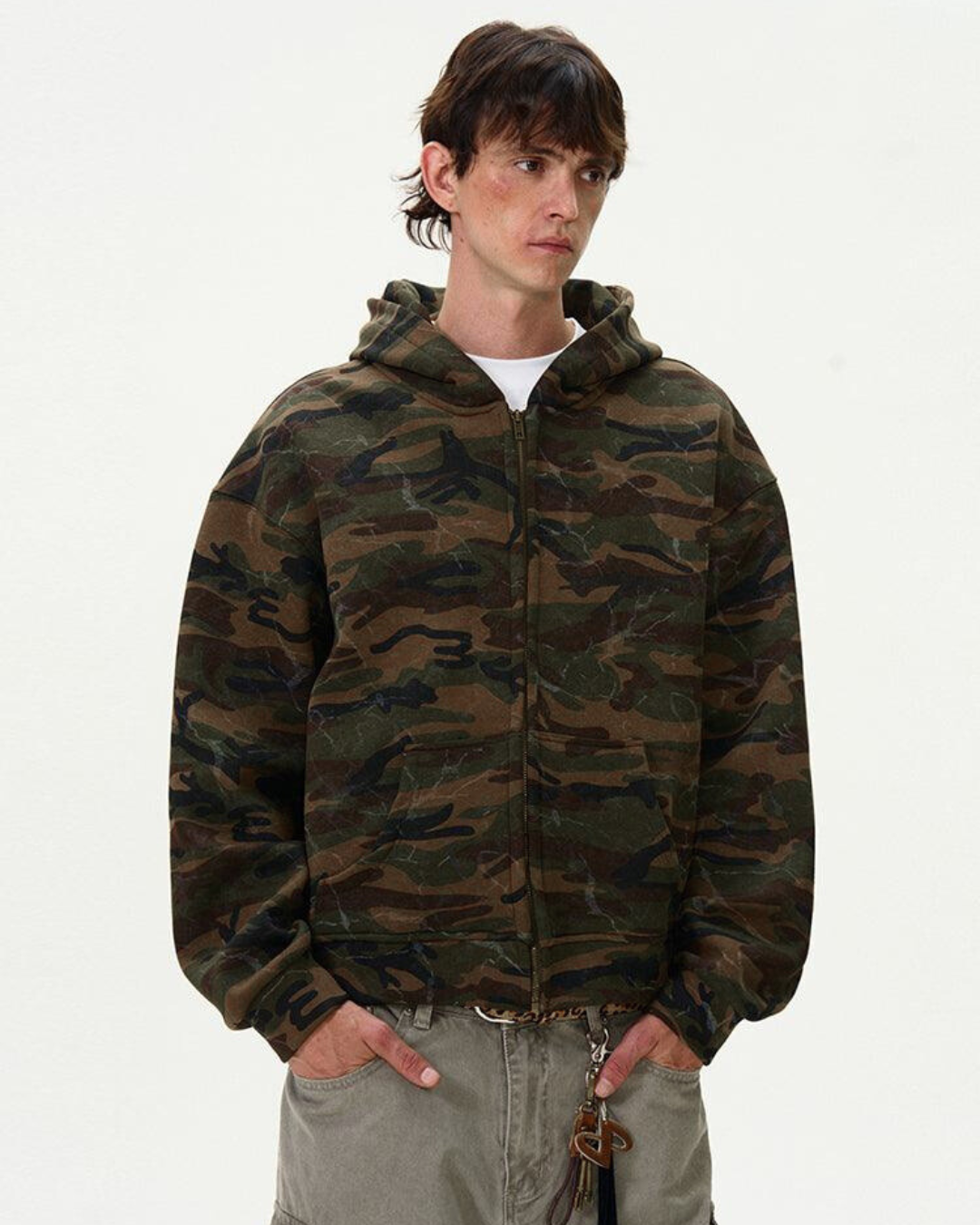 FAUBOURG CAMO HOODIE