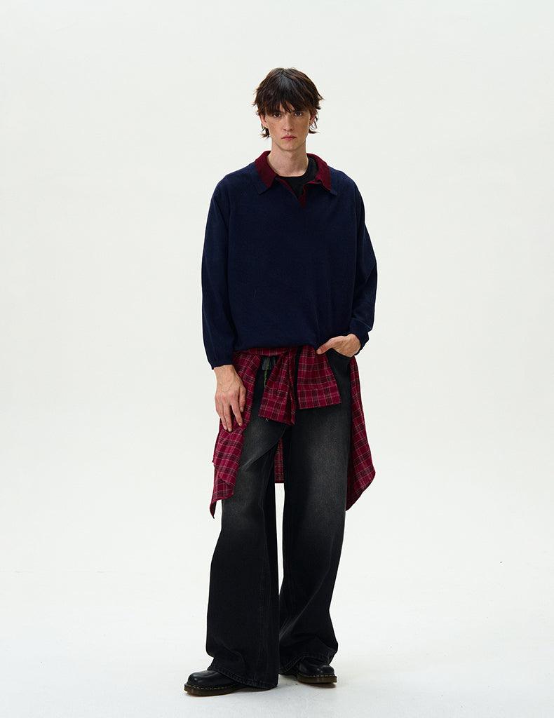 LOIRE V-NECK SWEATER - Revivo Avenue
