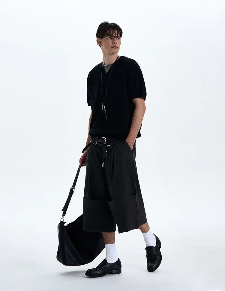 THE V-STITCH SHORT SLEEVE SWEATSHIRT