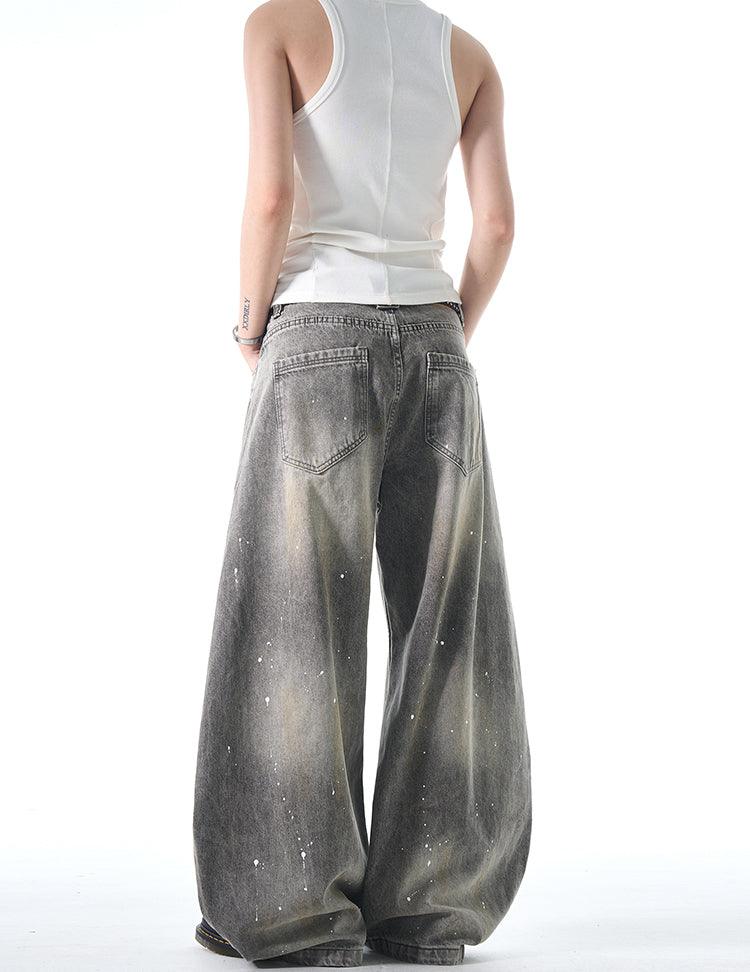 ECLIPSE PAINT SPLATTER JEANS - Revivo Avenue