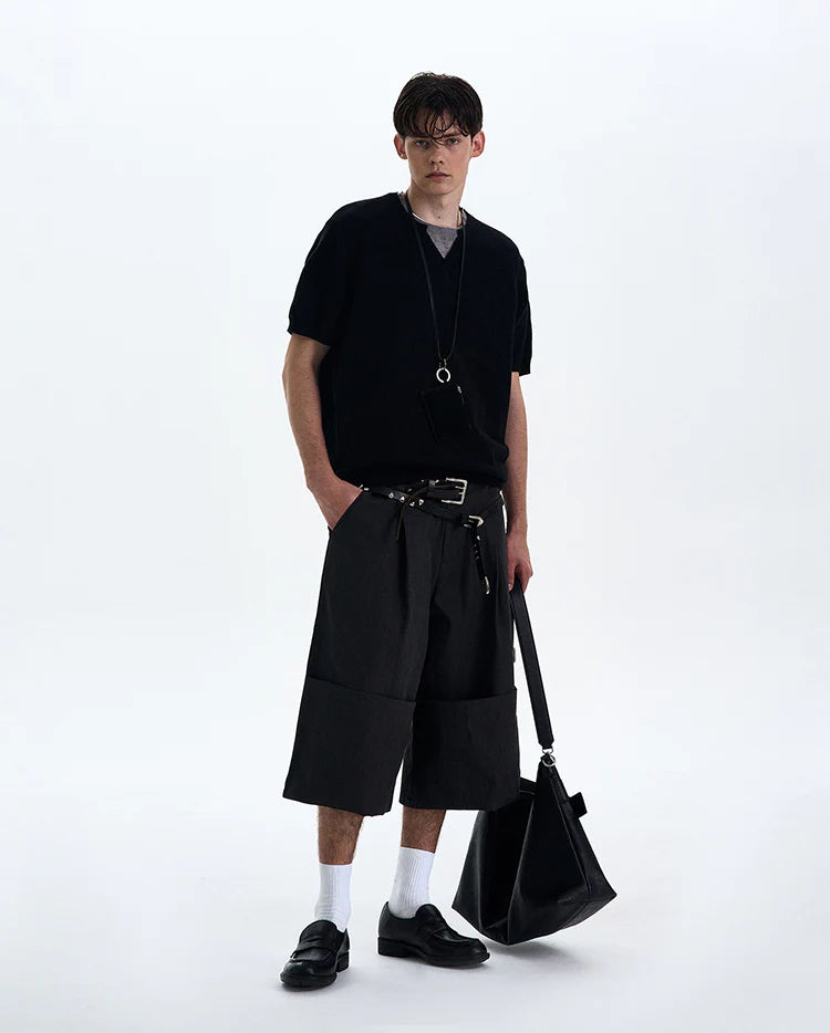 THE V-STITCH SHORT SLEEVE SWEATSHIRT