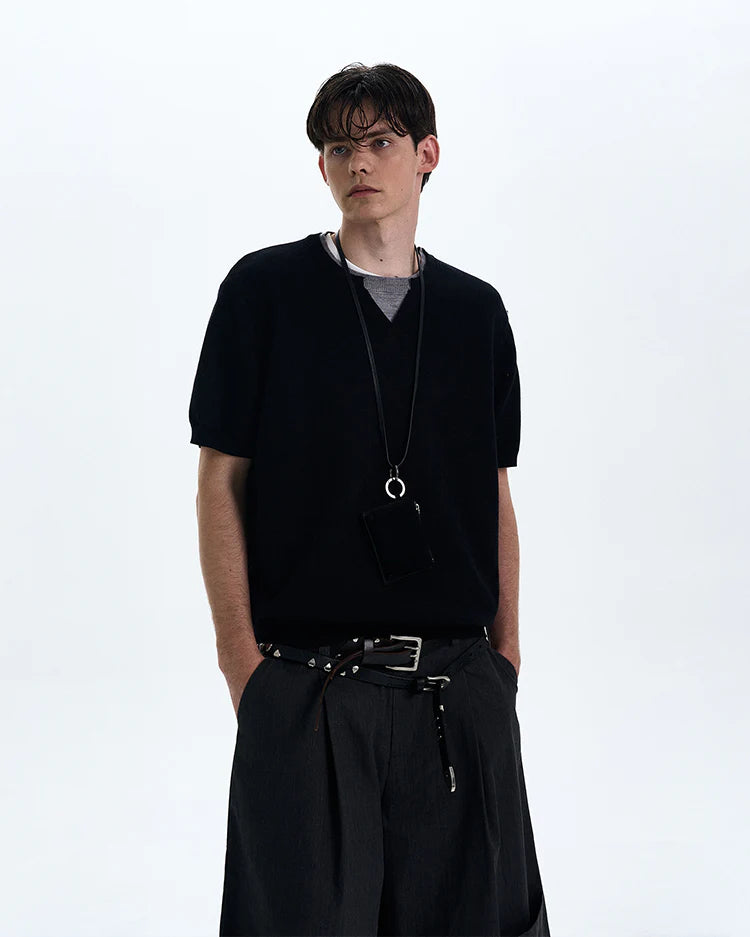 THE V-STITCH SHORT SLEEVE SWEATSHIRT