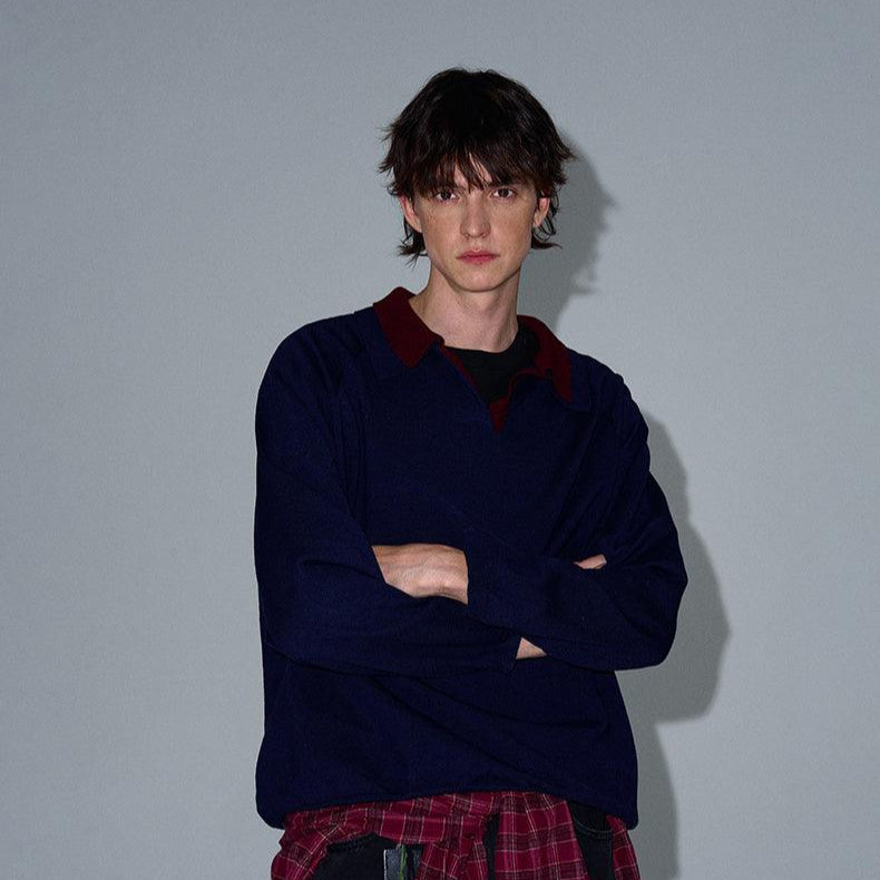LOIRE V-NECK SWEATER - Revivo Avenue