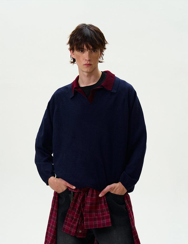 LOIRE V-NECK SWEATER - Revivo Avenue