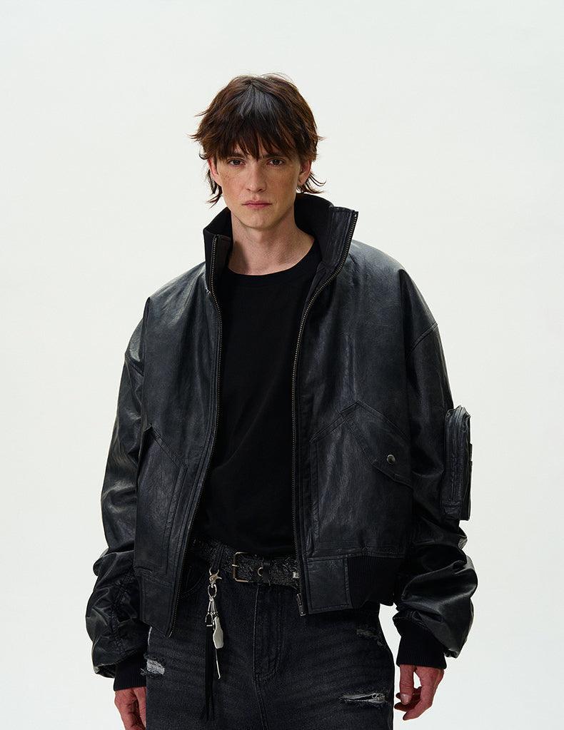 EDEN-ROC FAUX LEATHER JACKET - Revivo Avenue