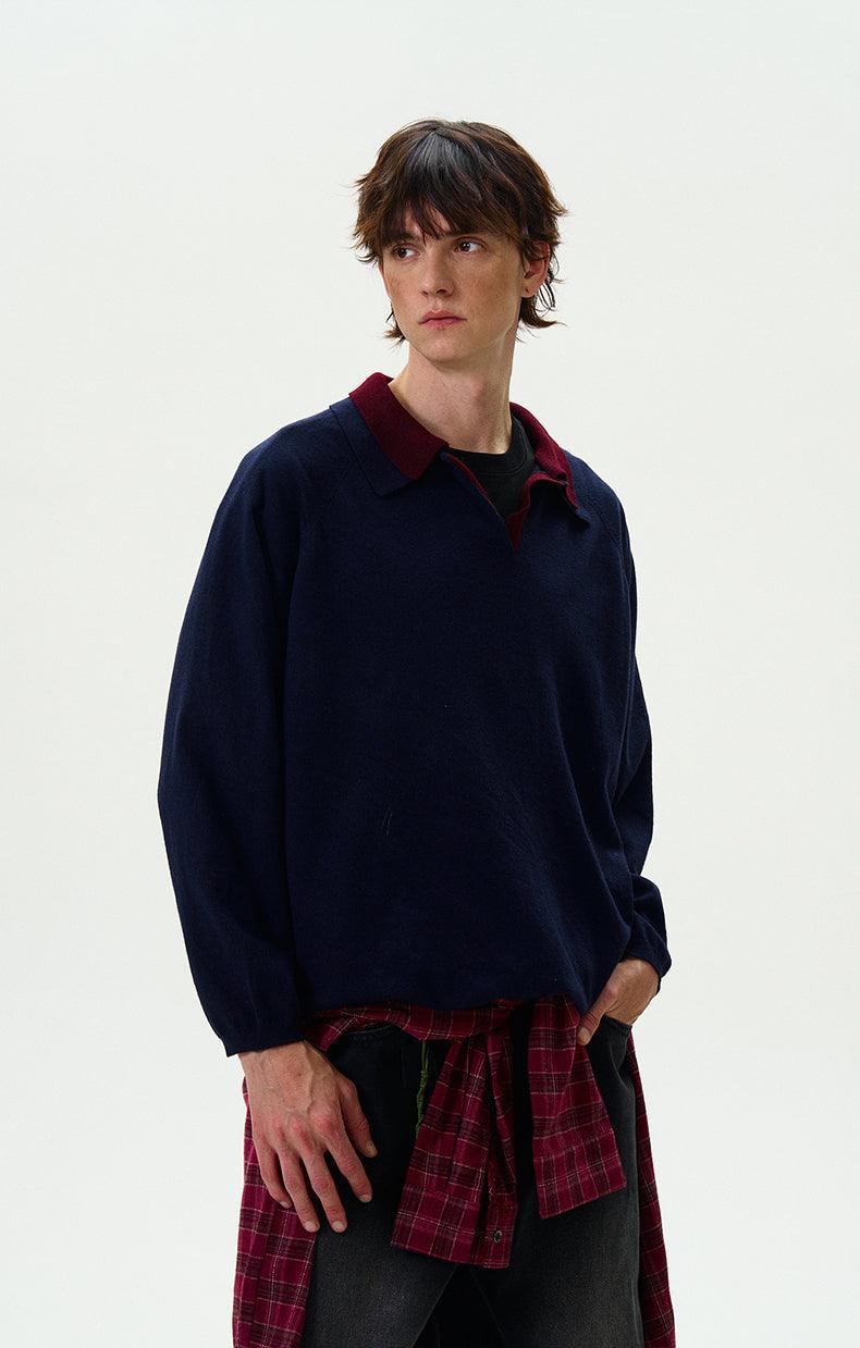 LOIRE V-NECK SWEATER - Revivo Avenue