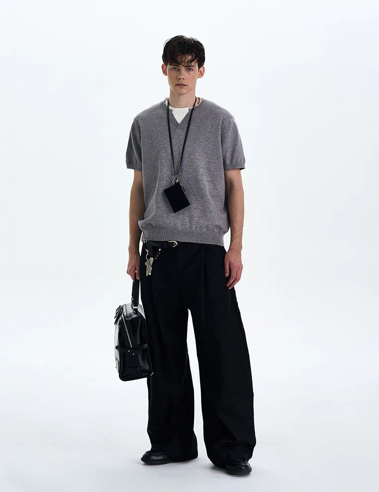 THE V-STITCH SHORT SLEEVE SWEATSHIRT
