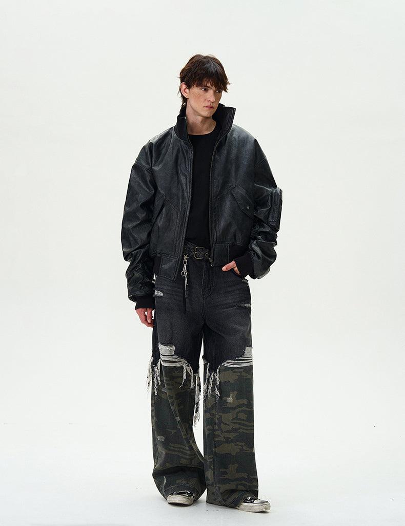 EDEN-ROC FAUX LEATHER JACKET - Revivo Avenue