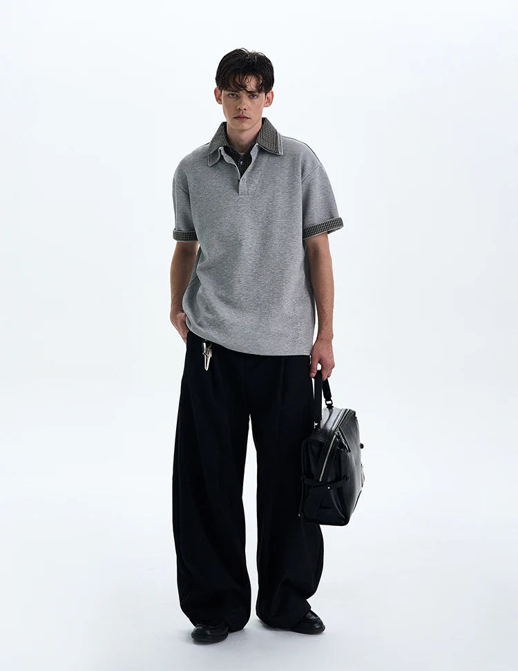 THE CONTRAST COLLAR KNIT POLO