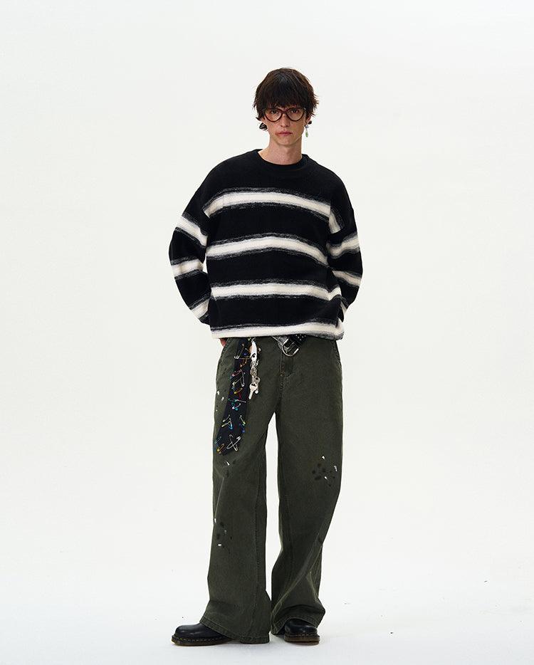 MARAIS STRIPE SWEATER - Revivo Avenue
