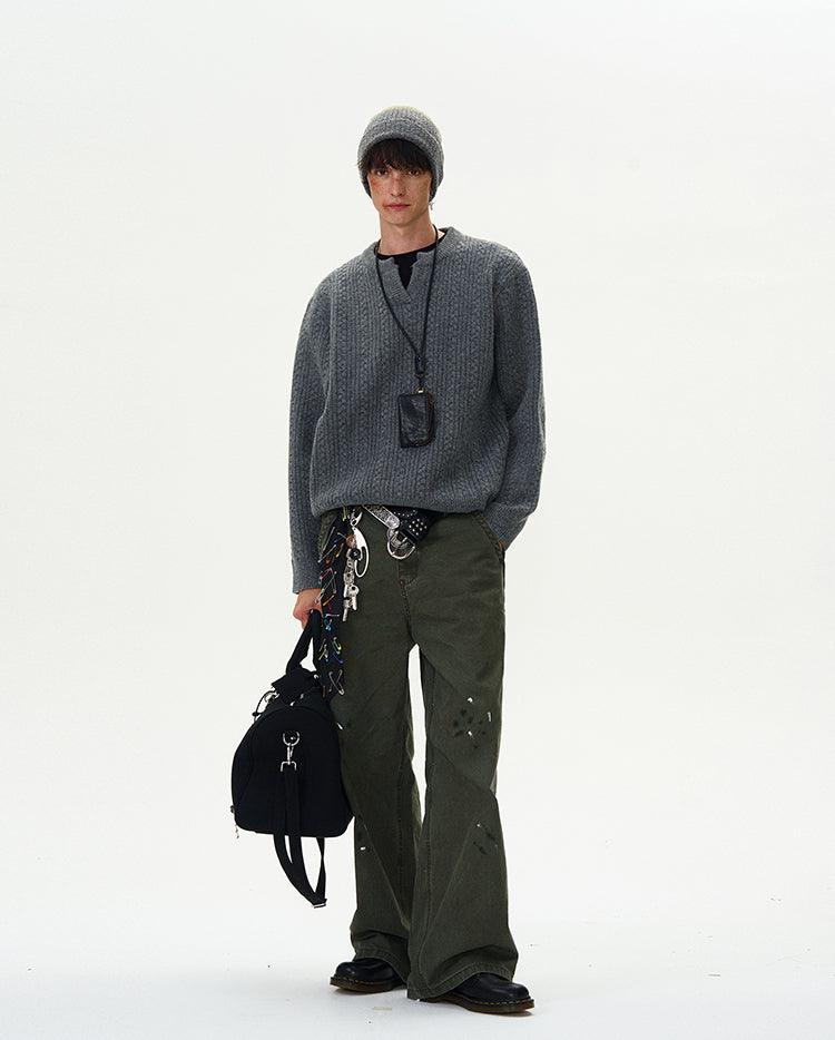 SEINE CABLE KNIT SWEATER - Revivo Avenue