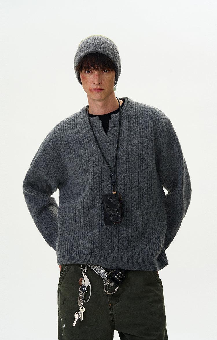 SEINE CABLE KNIT SWEATER - Revivo Avenue
