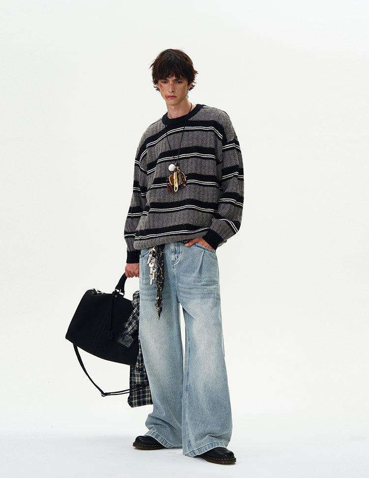 SAINT-ANTOINE STRIPE SWEATER - Revivo Avenue
