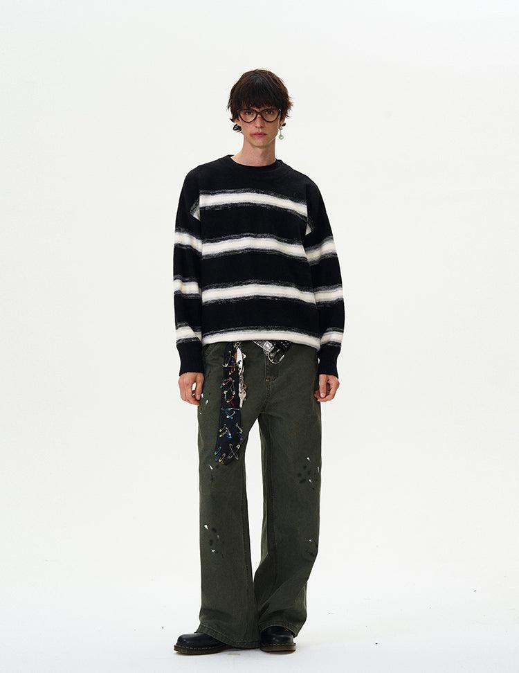 MARAIS STRIPE SWEATER - Revivo Avenue