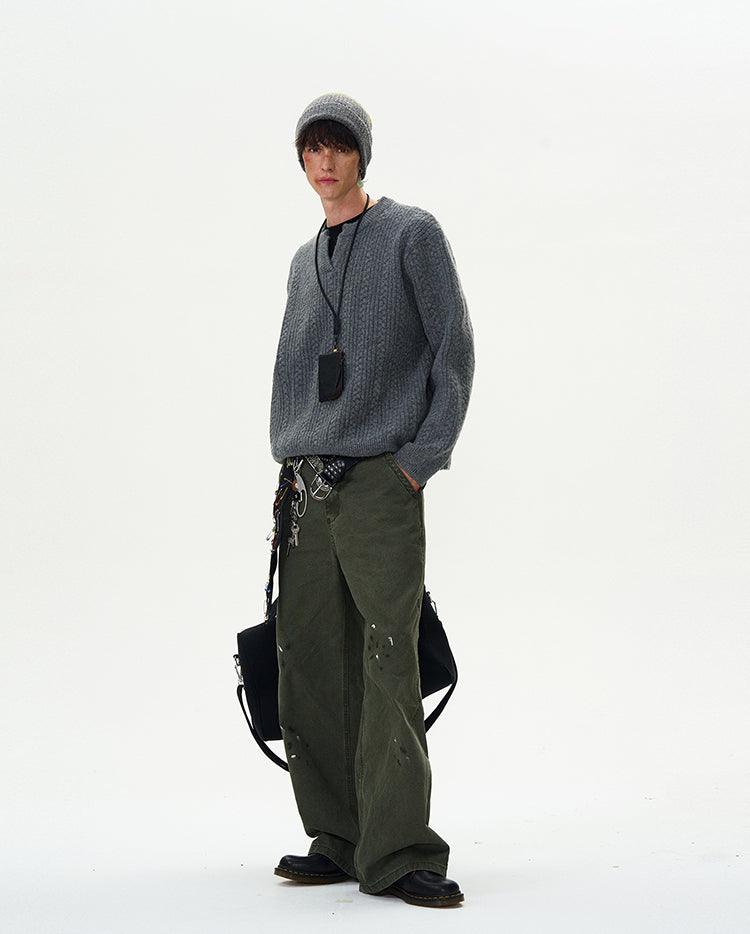 SEINE CABLE KNIT SWEATER - Revivo Avenue