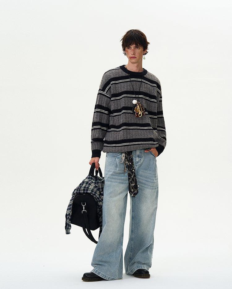 SAINT-ANTOINE STRIPE SWEATER - Revivo Avenue
