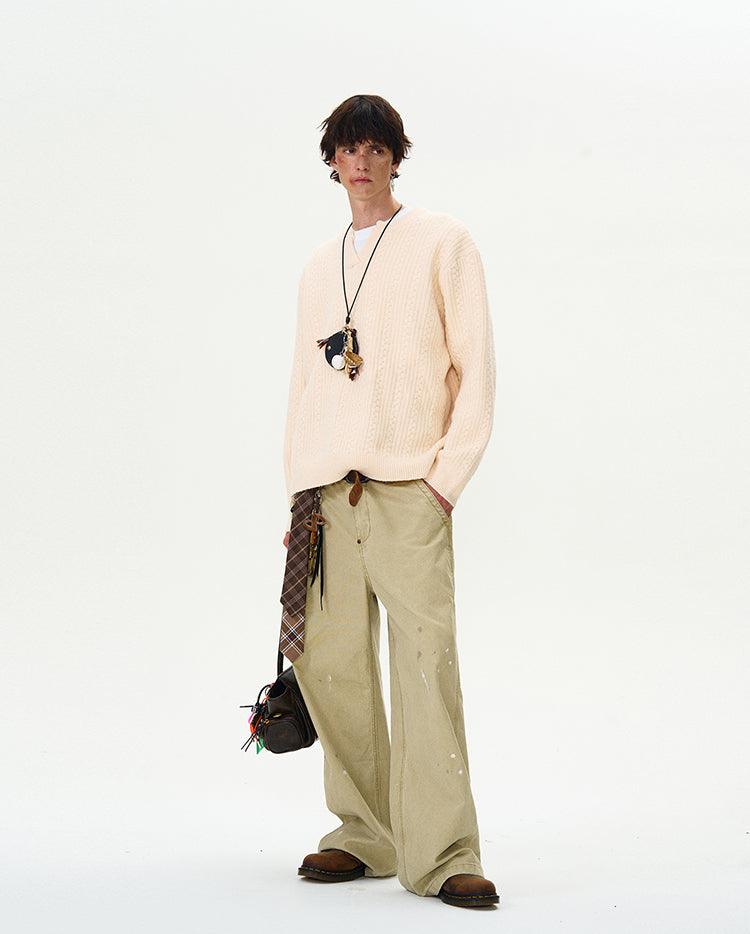 SEINE CABLE KNIT SWEATER - Revivo Avenue