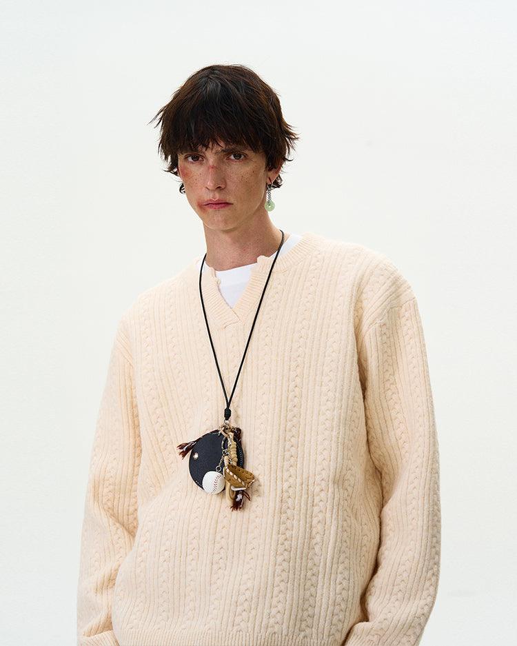 SEINE CABLE KNIT SWEATER - Revivo Avenue