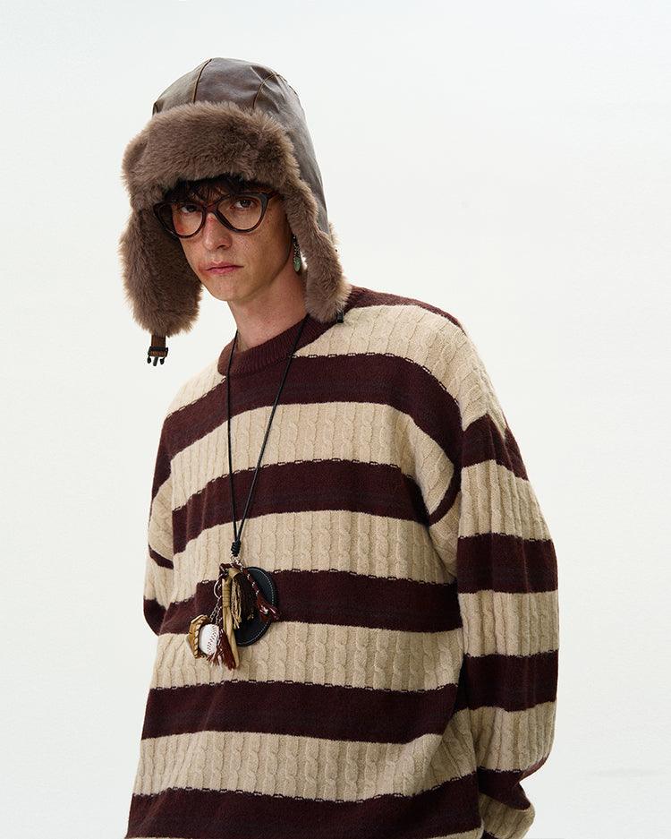 SAINT-ANTOINE STRIPE SWEATER - Revivo Avenue