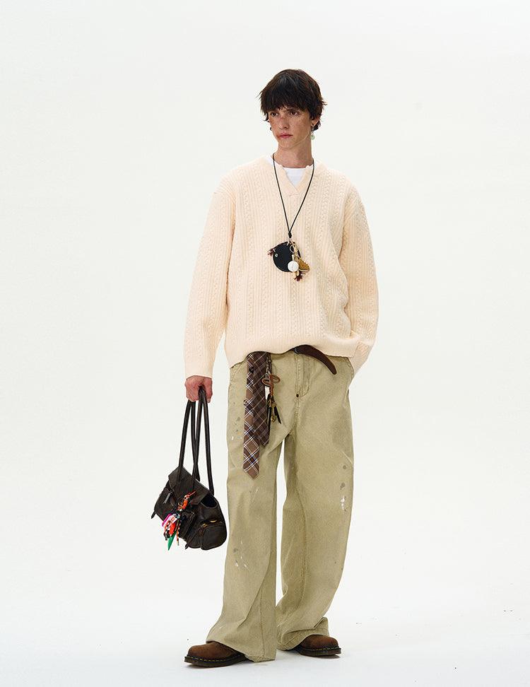 SEINE CABLE KNIT SWEATER - Revivo Avenue
