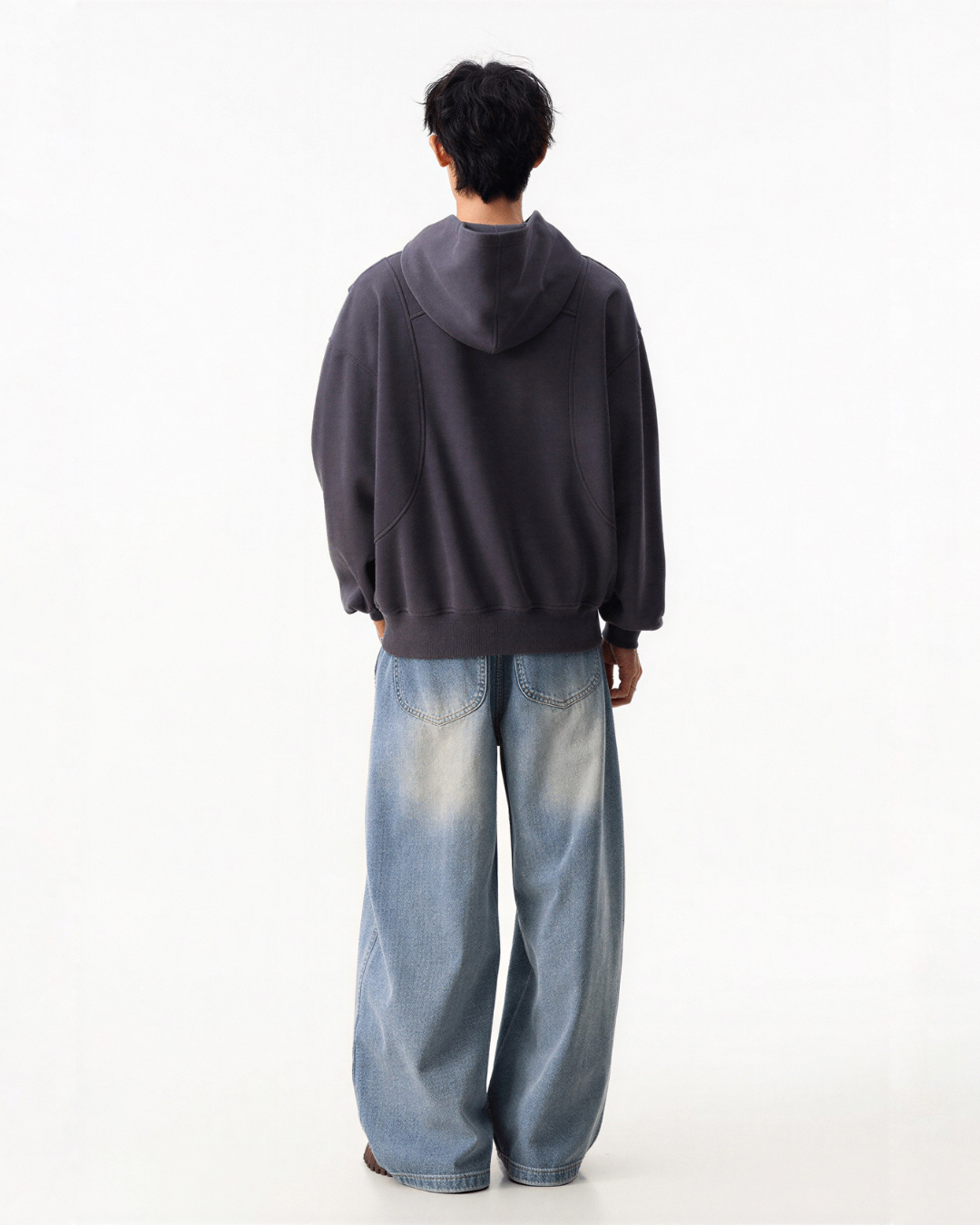 Boxy Hooded Sweatshirt