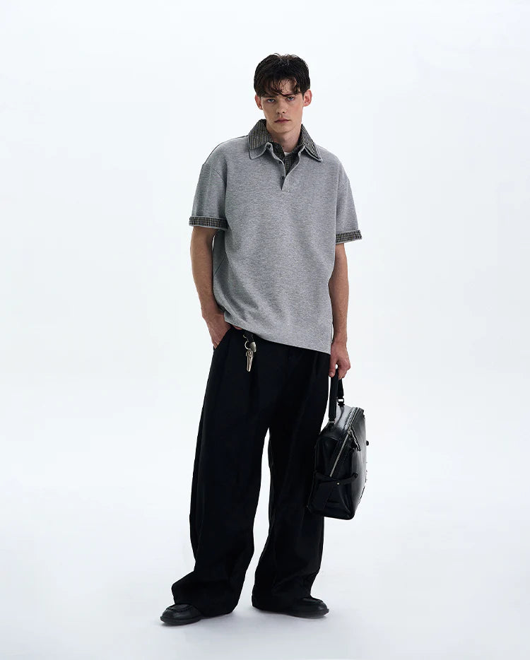 THE CONTRAST COLLAR KNIT POLO