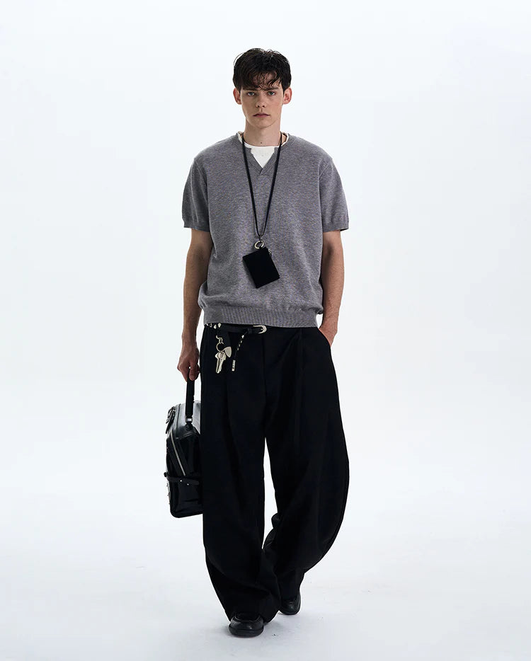 THE V-STITCH SHORT SLEEVE SWEATSHIRT