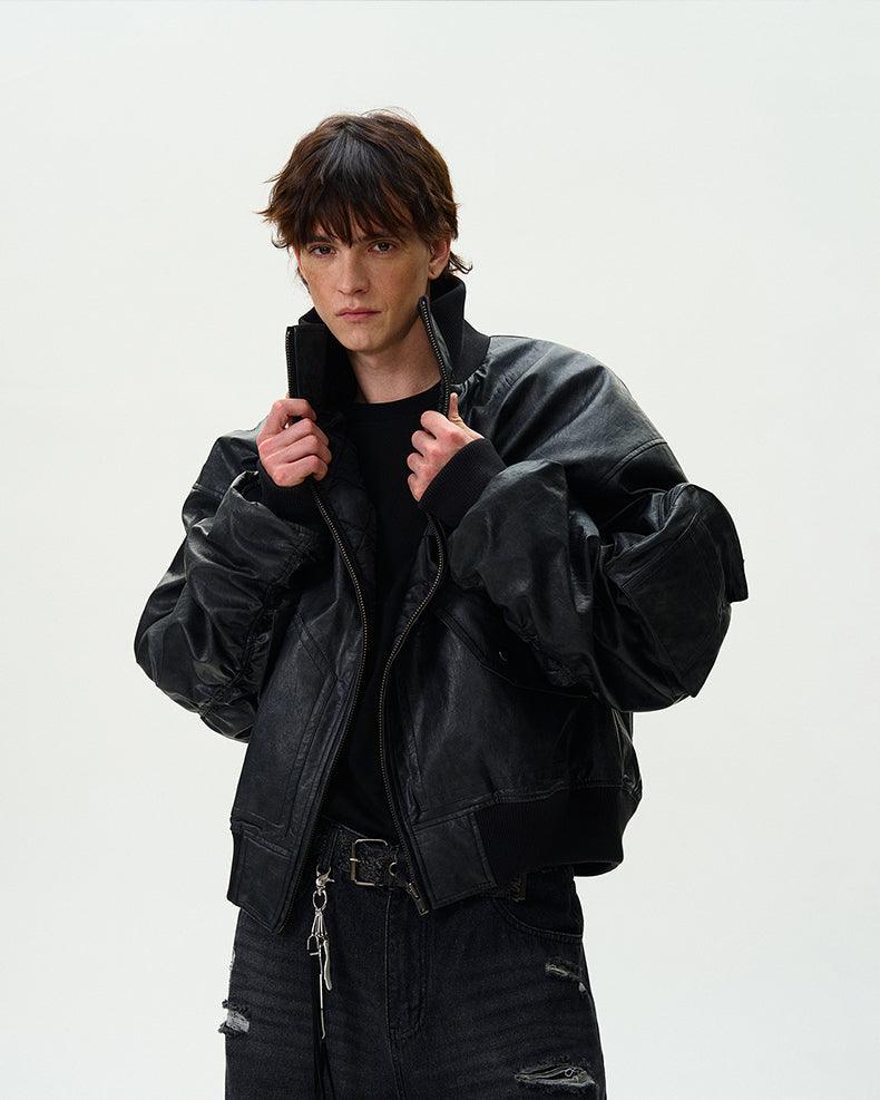 EDEN-ROC FAUX LEATHER JACKET - Revivo Avenue
