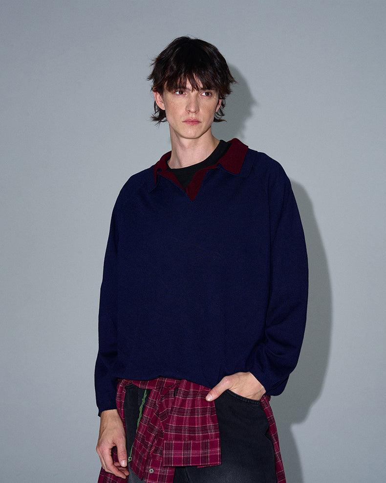 LOIRE V-NECK SWEATER - Revivo Avenue