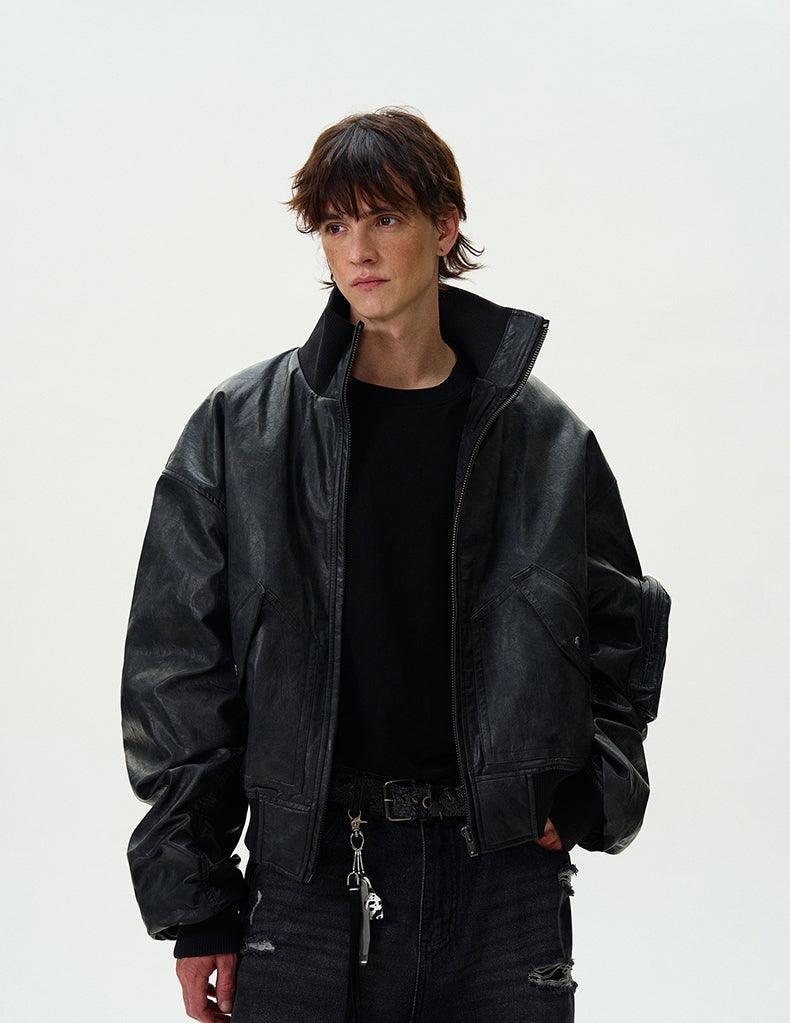 EDEN-ROC FAUX LEATHER JACKET - Revivo Avenue