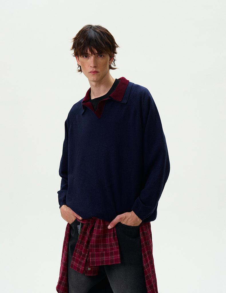 LOIRE V-NECK SWEATER - Revivo Avenue