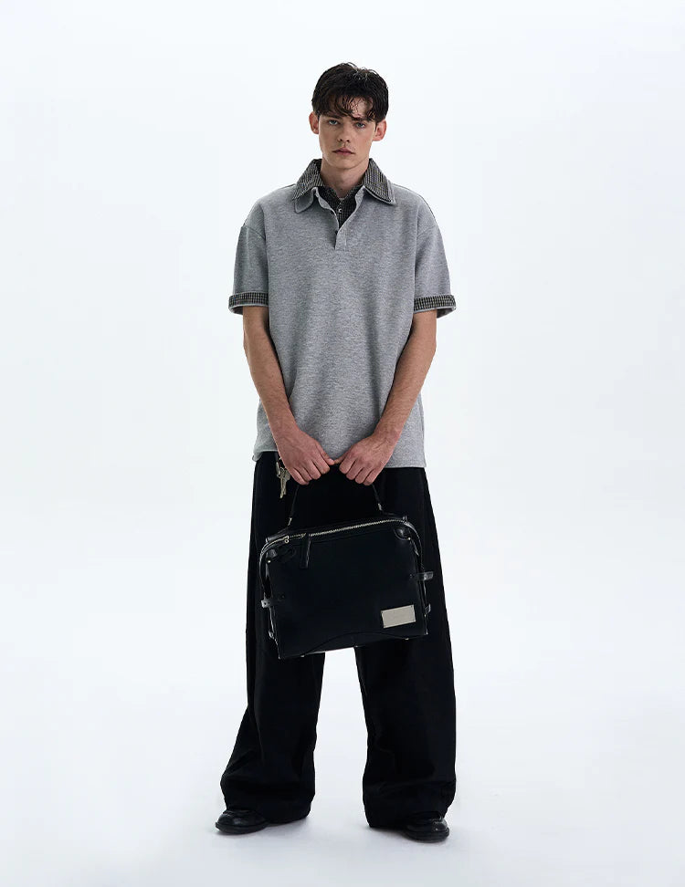 THE CONTRAST COLLAR KNIT POLO