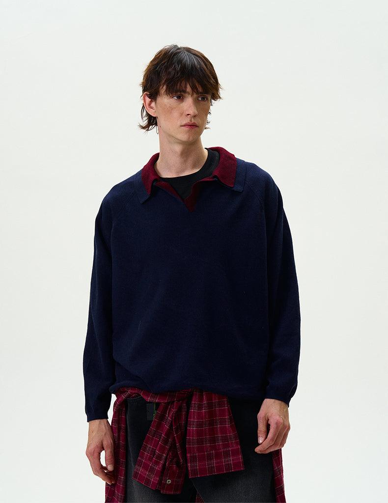 LOIRE V-NECK SWEATER - Revivo Avenue