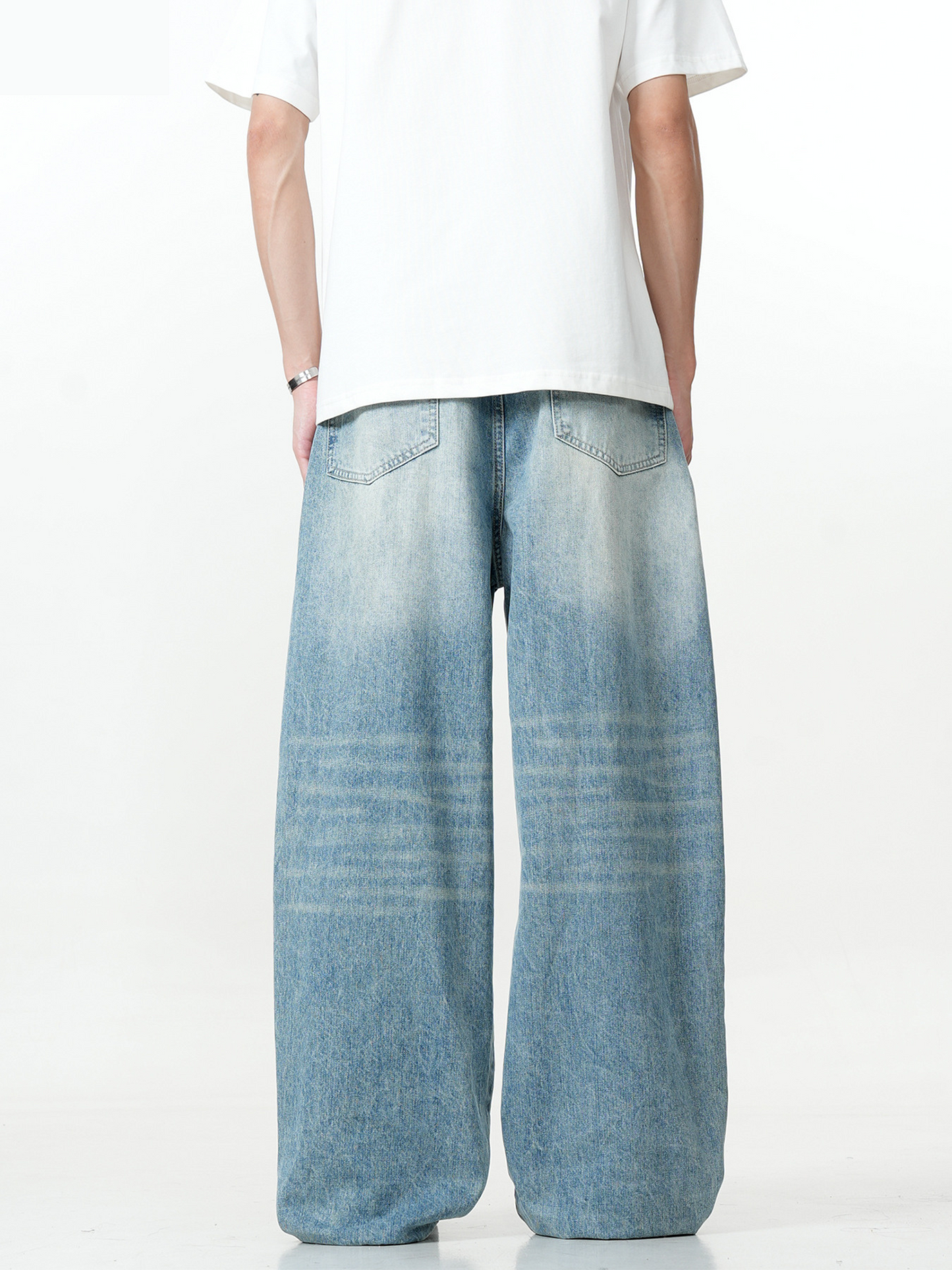 HORIZON FADED SUPER WIDE-LEG JEANS