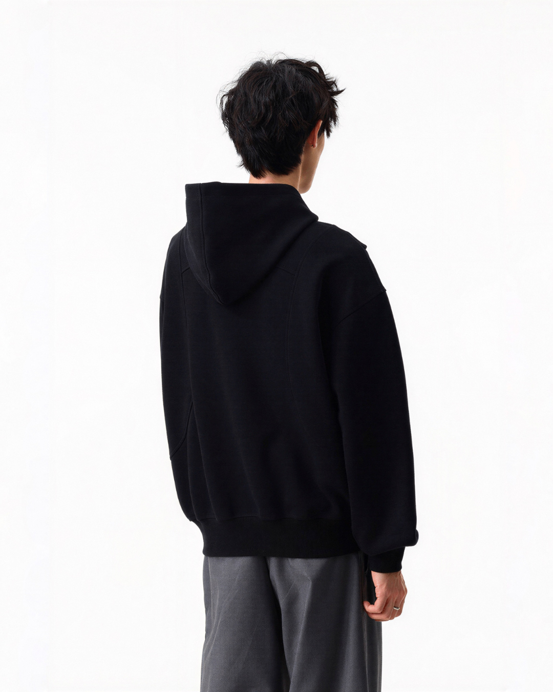 Boxy Hooded Sweatshirt
