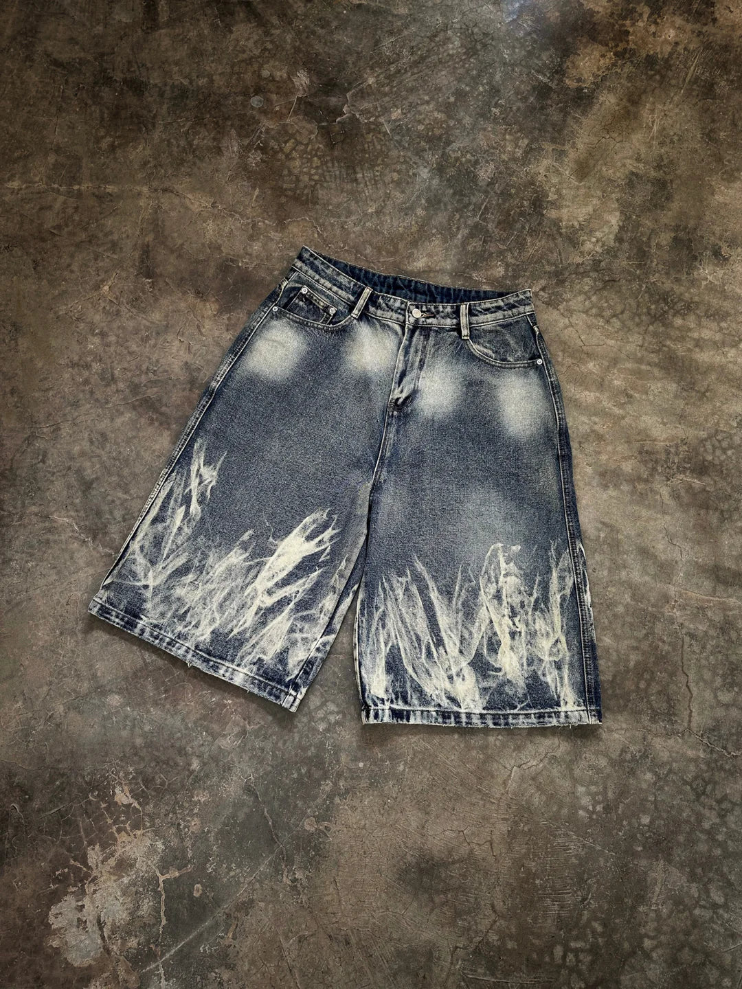 BLAZE DISTRESSED JORTS