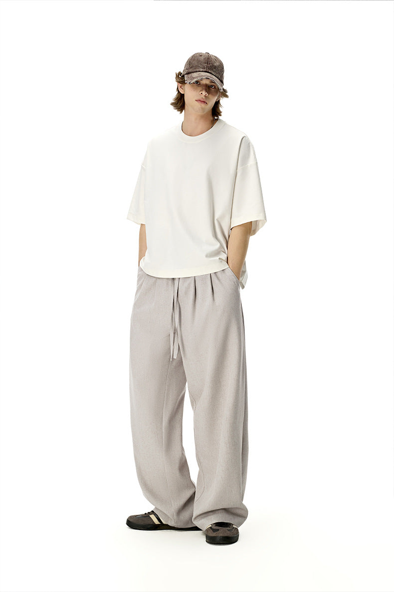 LINEN BLEND PANTS