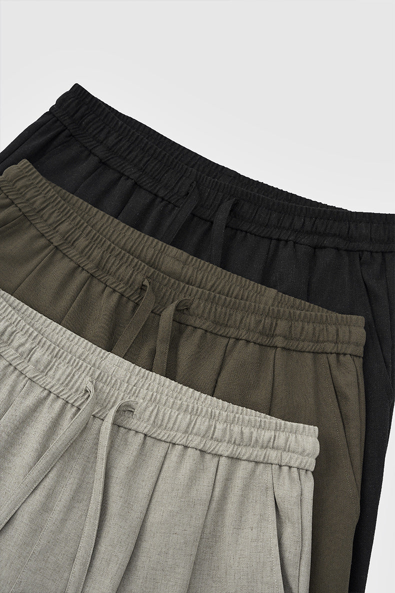 LINEN BLEND PANTS