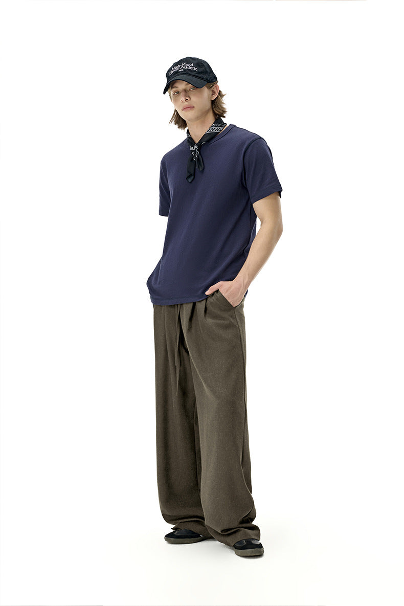 LINEN BLEND PANTS