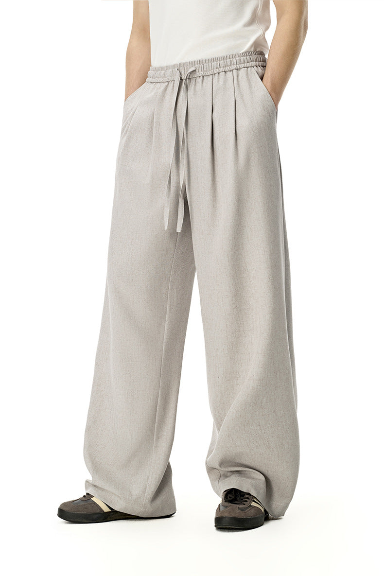 LINEN BLEND PANTS