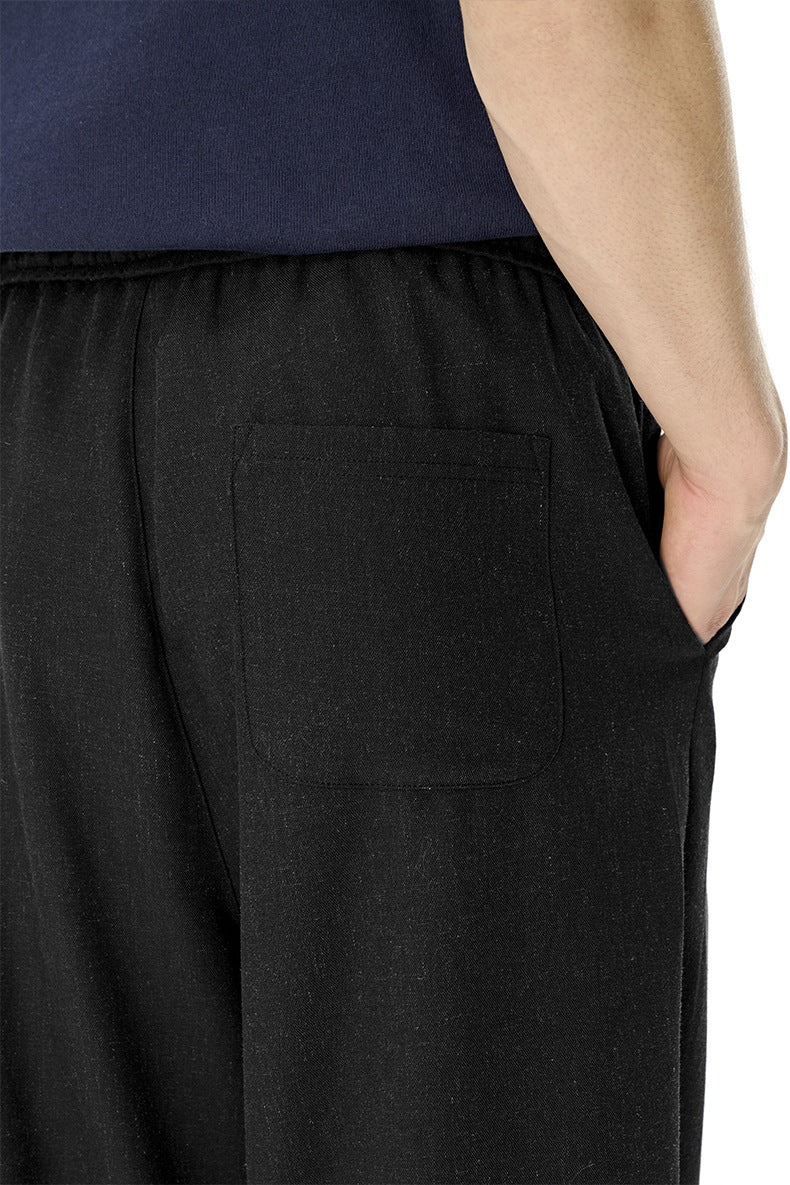 LINEN BLEND PANTS