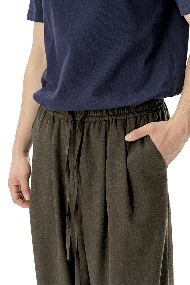 LINEN BLEND PANTS